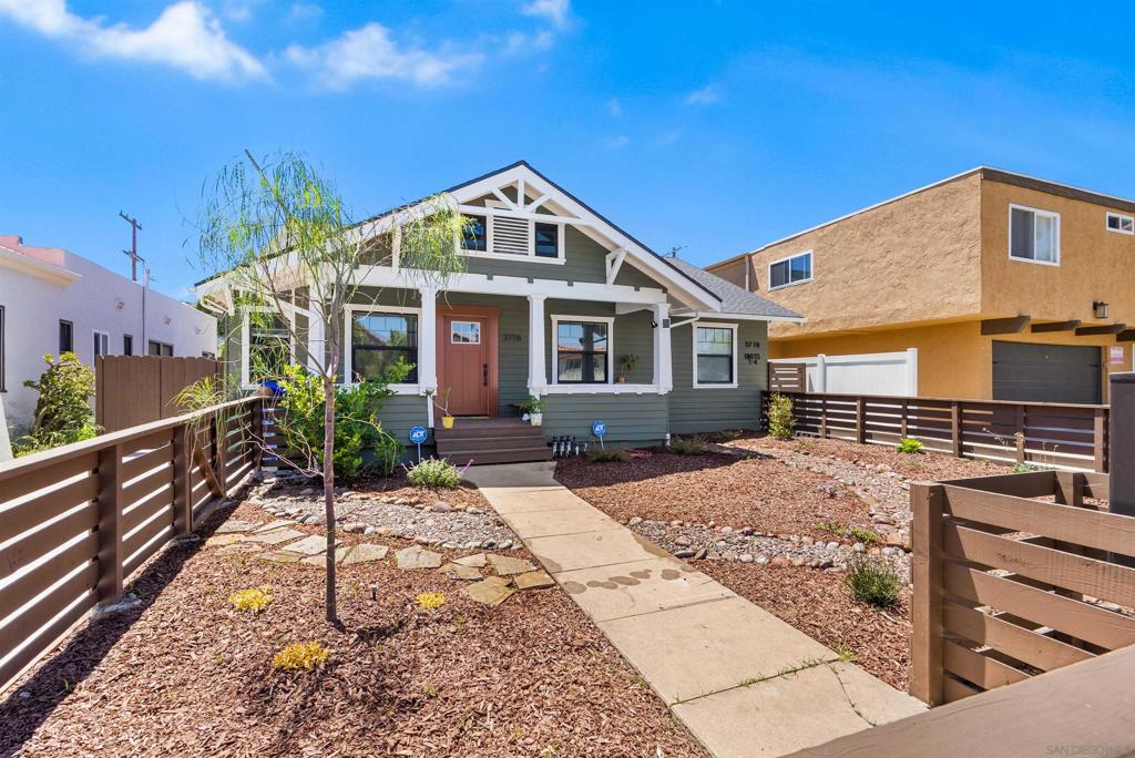 3716-18 Herman Ave is a turn-key 5-unit multifamily asset located in the high-demand neighborhood of North Park. Currently generating $16,250 per month in gross rents this fully stabilized investment offers zero deferred maintenance and minimal monthly maintenance, appealing to the busy investor seeking a modern, well-performing asset for years to come. This trophy property consists of a detached 3BD/2BA single-family Craftsman home, a newly built 2-story 2-plex (2024) consisting of (2) 2BD/2BA units and (2) 1BR/1BA units (one is an ADU). All units are immaculate featuring modern finishes and conveniences. Tenants enjoy open-concept floor plans, in-unit laundry, stainless steel appliances, air conditioning (mini splits and central HVAC), LVP flooring, gated entry, and assigned parking. Landlords will enjoy tankless water heaters, individual SDGE meters, one water meter that is submetered, owned solar, and low-maintenance landscaping. The main home consists of 3 BR's and 2 BA's with a freshly painted interior and exterior. The prior owner did an extensive renovation in 2020 which included a new foundation system, new roof, and interior remodel. Features include box ceilings in the living & dining room, open-concept living, renovated bathrooms, a private side yard, in-unit laundry, HVAC, and a driveway for off-street parking. 3 one car garages & 2 parking spaces are an added value for tenants seeking off-street parking. With a Walk score of 96, Herman Ave is a location that consistently drives tenant demand. With 4 out of the 5 units just less than a year old, and the Craftsman home having been extensively remodeled in 2020, 3716-18 Herman Ave is truly an attractive and unique investment. Located just two blocks from University Ave, residents can enjoy diverse culinary offerings like Encontro, The Smoking Goat, Alexander’s, and Tribute Pizza (to name just a few), along with entertainment venues, local weekly farmer’s market, street festivals, yoga studios, craft beer, coffee and so much more. Its proximity to Balboa Park and freeways coupled with the thriving culinary, arts, and cultural businesses of North Park make this an excellent investment for those seeking high rental demand and long-term growth in one of San Diego’s most sought-after neighborhoods. Hurry, don’t let this amazing opportunity slip away.