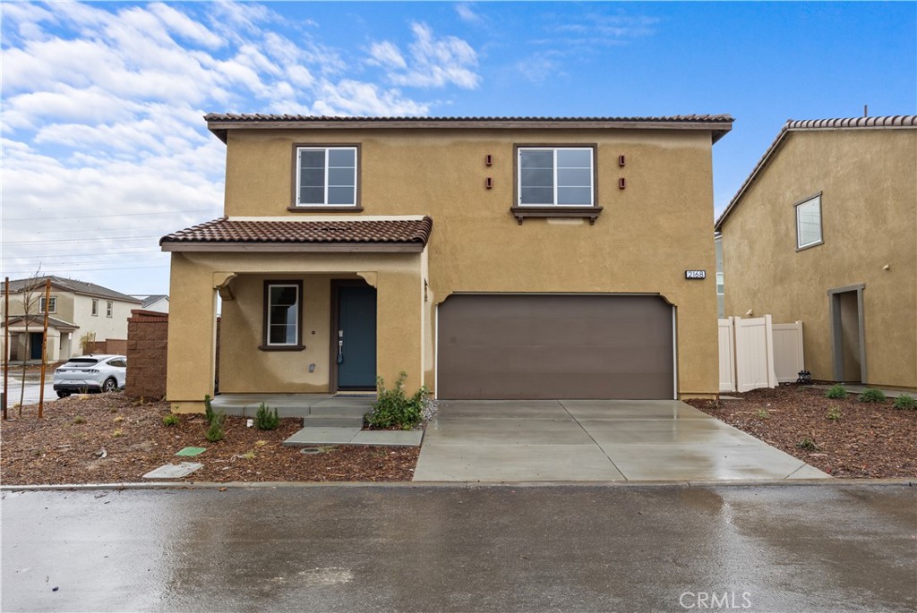Don't wait for the builder. This brand new home is ready for your family to move into.
Great open floor plan with elegant kitchen and beautiful quartz counters, large family room to congregate with the family and build long lasting memories. Upgraded with new laminate flooring and new carpet throughout, new appliances. 3 large bedrooms 2.5 bathrooms. Atwell a Tri-pointe community with amenities includes 5 recreational centers, multiple pools, BBQ areas, landscaped trails, parks and much more for your family.