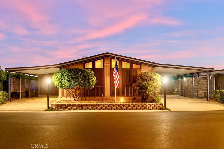 Welcome to premier 55+ resort living in the highly desirable Colonial Country Club, where comfort meets an active lifestyle. This charming 2-bedroom, 2-bath ground-level home is ideally positioned directly on the golf course tee, offering tranquil green views within a private community. The residence features a bright, open floor plan with extended living space, complemented by large windows that frame the picturesque golf course setting. Recent upgrades include new vinyl flooring, a newer roof, a brand-new A/C system, and updated bathroom fixtures, creating a truly move-in-ready home. Step outside to your private patio and enjoy peaceful mornings or relaxing evenings overlooking the green.

Colonial Country Club has an exceptional array of resort-style amenities, including free play on an 18-hole golf course, pool and spa, pickleball courts, fitness center, billiards room, private lake, dog park, on-site beauty salon and pet grooming, and a full calendar of social events, movie nights, and activities. Additional highlights include 24-hour patrolled security, library, covered BBQ and picnic areas, and a spacious banquet hall. Conveniently located near shopping, dining, casinos, vineyards, outlet malls, and with easy access to Los Angeles, Orange County, San Diego, and Palm Springs.