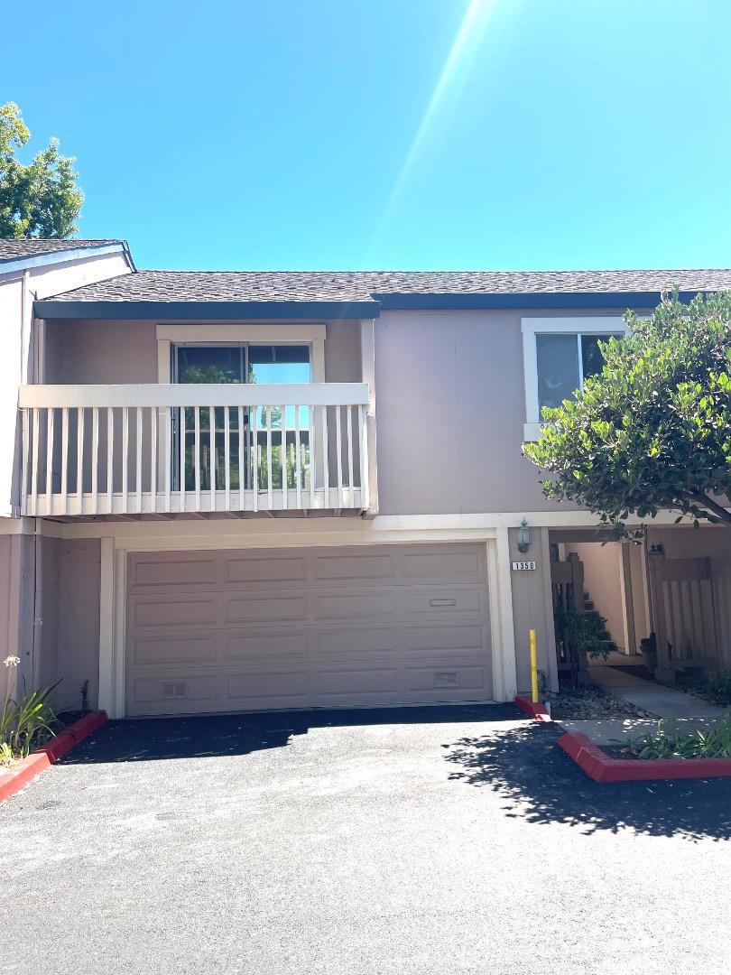 Welcome to your new home in the vibrant city of San Jose. Prime Merrivale West location, walking distance to the pool. This charming residence offers 1,056 sq ft of living space with two cozy bedrooms, including a Primary Suite/Retreat, and two full bathrooms featuring both a stall shower and a shower-tub combination. The kitchen is a true delight, equipped with electric cooktop, quartz countertops, and modern appliances including a dishwasher, exhaust fan, garbage disposal, microwave, oven range, and refrigerator. Enjoy the comfort of central forced air heating and ceiling fan cooling. The flooring is a mix of carpet, laminate, and vinyl/linoleum for versatile style and easy maintenance. Laundry is conveniently located in the garage, which also includes a washer and dryer. The property falls within the Moreland Elementary School District. Additional amenities include access to a fenced, heated, in-ground community pool for leisure and relaxation. This home offers everything you need for comfortable living in San Jose.
