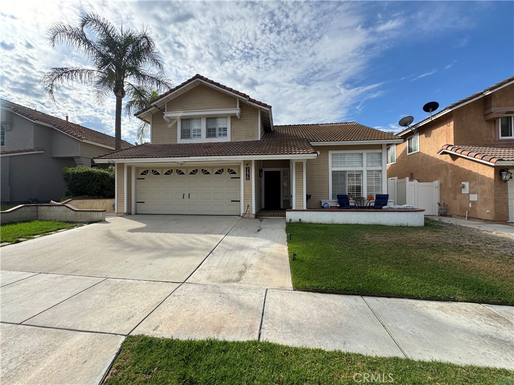 This gorgeous five bedroom home has it all. Features two living spaces, separate dining area and a main floor master bedroom. The upstairs boasts four additional bedrooms and a full bathroom. The kitchen is nice and open and has a large slider to the large grass backyard. The location of this home is ideal being towards the end of the cul de sac which means little to no traffic coming though! The owned solar makes the energy bill very low even when running the ac lots! Make this beauty the start of your next chapter.
