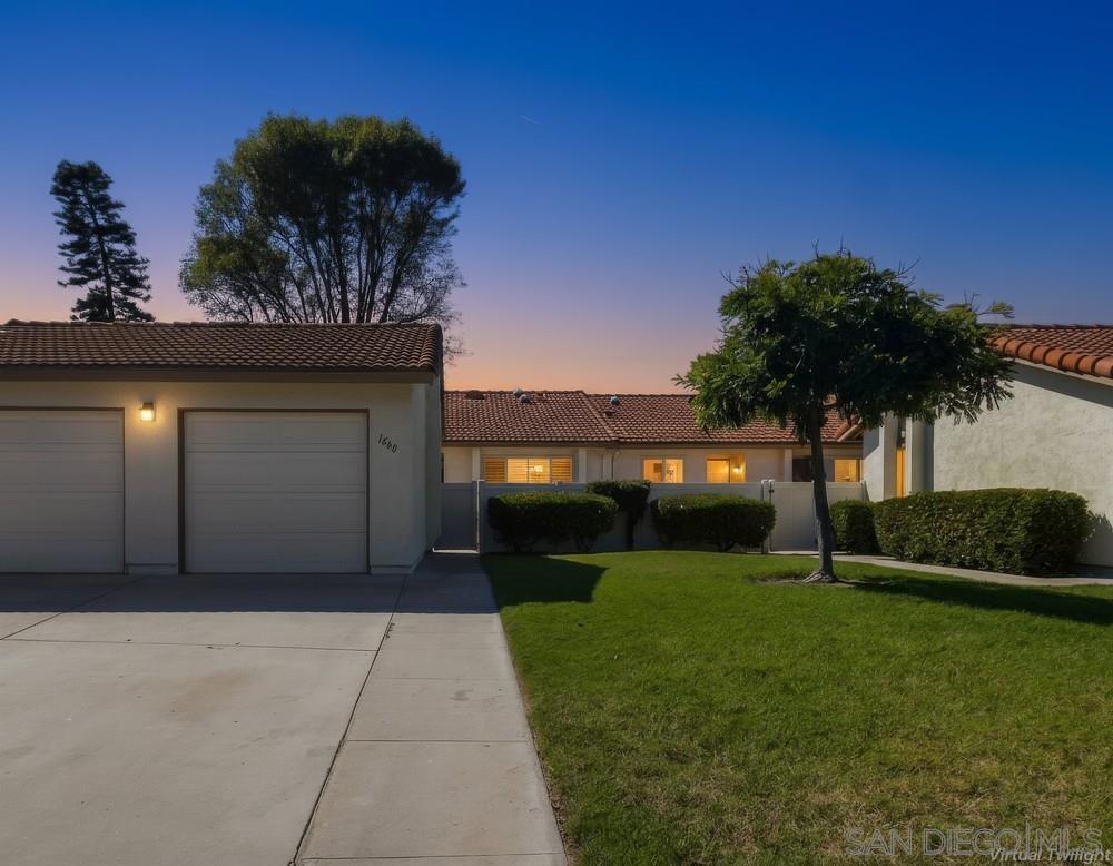 Remodel newly completed. Your opportunity to own a one of a kind home in Encinitas' premier 55+ community. Clubhouse, Pool, hot tub, golf, pickleball, all at your disposal. Private location, pushed back from the street in a garden like setting with greenbelt behind. Rare additional parking space allows easy guest parking, or use of garage without having to make room for your car. Expanded kitchen with ample storage added. Calcatta Umber counter tops, new appliances, roll out cabinets for ease of use. Tiled showers with custom holed seamless glass allow water to be started easily. Dual Pane widows and sliding glass doors. Solid core doors throughout.
