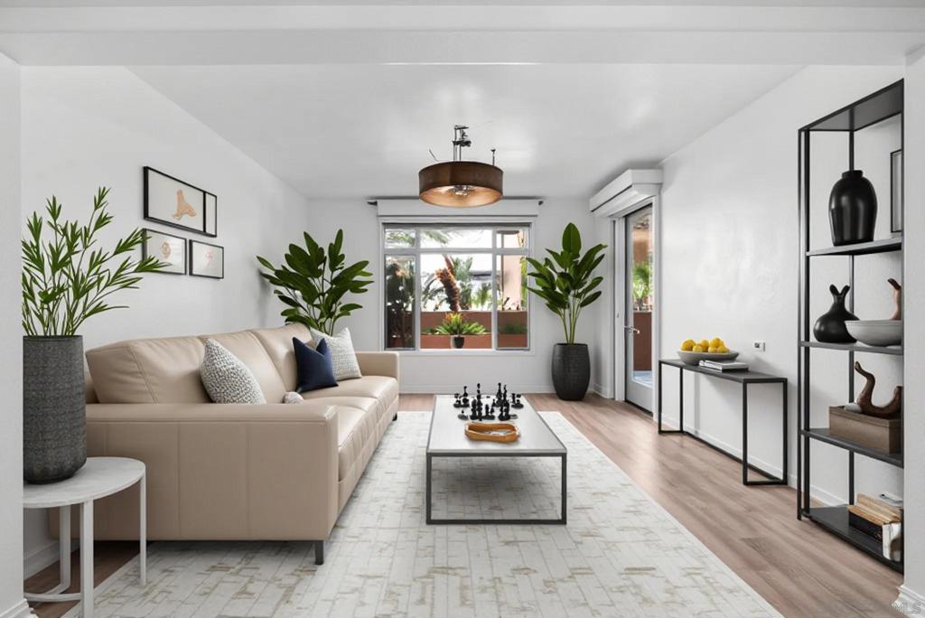 Welcome to your dream home in The Lido, Mission Valley's most desirable community! This stunning 2-bed unit features the most sought-after floor plan, offering a seamless blend of luxury, comfort, and convenience. Ideal breezeway location provides privacy and serenity. Step inside to discover All new paint, LVP flooring, updated light fixtures and more. The kitchen features all white cabinets, granite countertops and updated appliances. The spacious primary bedroom boasts two generous closets. Imagine relaxing on your oversized private patio, an idyllic outdoor space for unwinding or entertaining guests. As a resident of The Lido, you'll indulge in resort-style amenities, including a sparkling pool and a state-of-the-art fitness center. This unit comes with the added benefits of 2 secure parking spaces and private storage. Experience the perfect balance of style and functionality in this exceptional Mission Valley residence.
