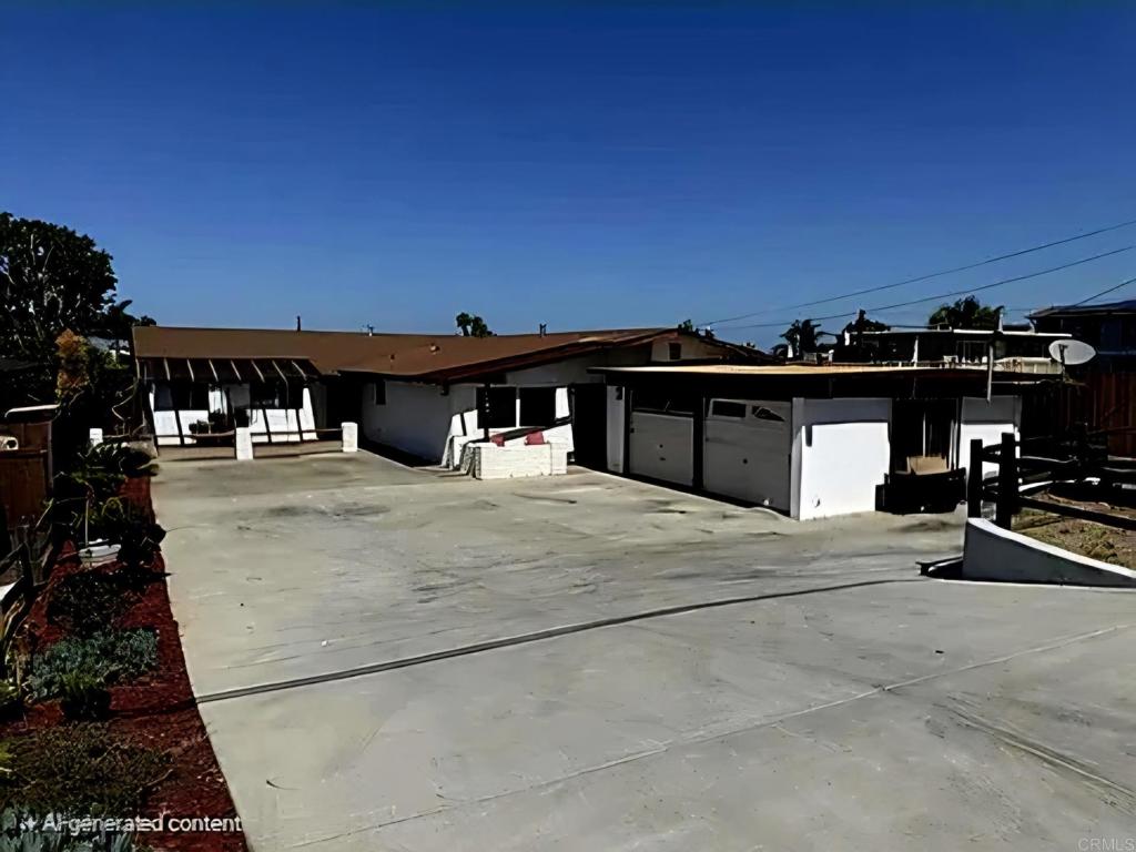 Nice side by side Duplex in Encinitas. Near several schools, shopping centers, and the I-5 freeway with off-street parking, garages and enclosed back yards. 2,179 square feet total. The front unit is 964 square feet with 2 bedrooms, one bathroom, living room, dining room and kitchen. The back unit is 1215 square feet with 3 bedrooms, 2 bathrooms, living room, dining room and kitchen. Duplex style is referred to as Double Bungalow