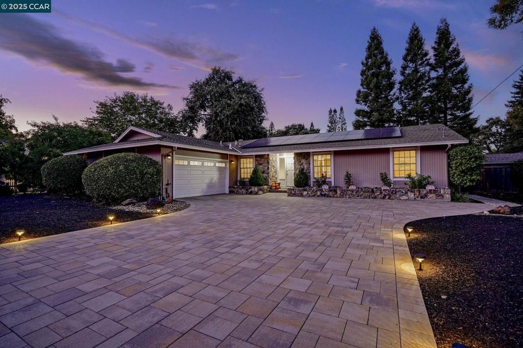 Extensively Upgraded Danville Home with Pool, Solar & Prime Downtown Location! Beautifully transformed Danville home blending modern luxury, energy efficiency, and a prime location just steps from the Iron Horse Trail and minutes to vibrant Downtown. Nearly $350,000 in upgrades inside and out. The stunning chef’s kitchen, remodeled by Blodgett’s Home Improvements, features designer cabinetry, premium finishes, and high-end appliances from Friedman’s. Both baths were fully reimagined with spa-quality materials. Additional updates include new hardwood flooring, Milgard and Andersen dual-pane windows and sliders, a 20-panel owned solar system, new ducting, and attic insulation (2025) for year-round comfort and efficiency. The primary suite offers a serene retreat with a beautifully remodeled bath. With four spacious bedrooms, including one ideal for an office, this home provides flexible living for today’s lifestyle. The private backyard is a resort-style oasis with a sparkling pool, redwood deck, artificial turf, and upgraded fencing and landscaping, perfect for entertaining or relaxing. Exceptional quality, style, and location—this home truly has it all.