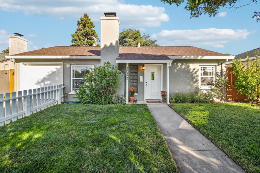 Welcome to your idyllic retreata stunning 2-bedroom, 1-bath home that epitomizes cozy charm and thoughtful updates. This residence offers a perfect blend of comfort and character, along with a backyard sanctuary that feels like your very own private farmers market. As you step inside, youll be greeted by a warm and inviting layout accentuated by new flooring that complements its timeless appeal. The efficient floor plan maximizes every square inch, providing ample space to live, grow, and thrivewhether you envision expanding the home or simply enjoying its current charm. Venture outside, and youll discover a backyard that is nothing short of enchanting. Lovingly landscaped and cultivated, it boasts a variety of mature fruit trees and edible plants, creating a vibrant oasis for relaxation and enjoyment. Picture yourself sipping your morning coffee under the shade of the trees or hosting lively weekend barbecues. This outdoor space is a hidden gem, brimming with potential and perfect for everything from leisurely afternoons to starry evening dinners. Located close to parks, downtown, the 101 and Caltrain, this home seamlessly combines charm, convenience, and outdoor living. Dont miss the chance to make this garden lover's dream a realitywhere every day feels like a retreat!