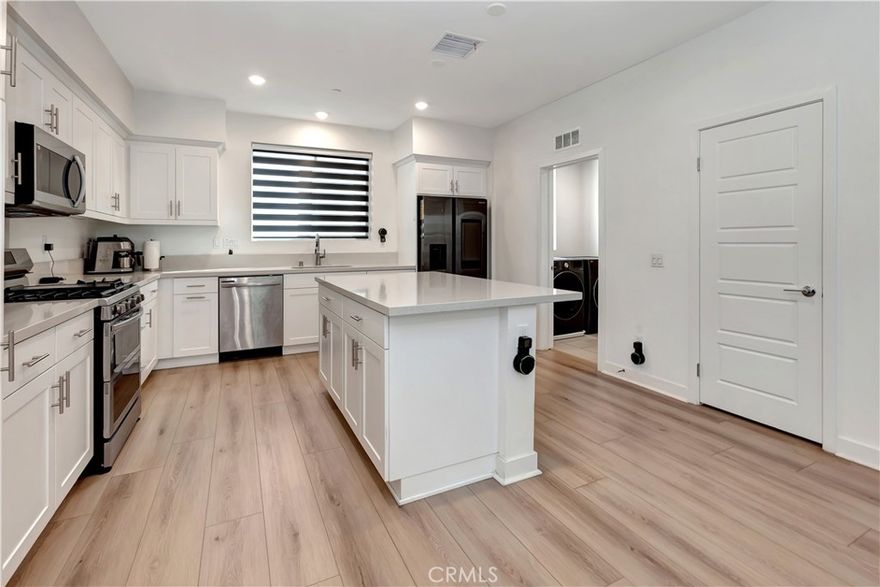 Ultra-Captivating Three-Level Townhome with Two Primary Suites and Paid-Off Solar!
Nestled in the highly sought-after gated community of Moneta Pointe, this modern 3-bedroom, 3.5-bath residence offers a perfect blend of style, comfort, and convenience. Enjoy an unbeatable location close to a vibrant array of restaurants, shopping centers, grocery stores, and major commuter routes.
The open-concept main level is bright and inviting, featuring a spacious living area, dining space, and a sleek kitchen with quartz countertops, stainless steel appliances, and a large island — ideal for both everyday living and entertaining. Upstairs, you’ll find two generously sized primary suites, each with its own full bath and walk-in closet, providing flexibility and privacy. The lower level offers an additional bedroom and bath, perfect for guests or a home office setup.
Additional highlights include luxury vinyl flooring, upgraded fixtures, recessed lighting, and an attached two-car garage. Paid-off solar adds energy efficiency and cost savings! Community amenities feature a resort-style pool, spa, outdoor BBQ area, and playground. Conveniently located just minutes from major freeways, LAX, and Downtown Los Angeles, this home offers the best of both luxury and lifestyle.
Don’t miss the opportunity to live in one of the newest gated communities in Moneta Pointe by Holla Homes.