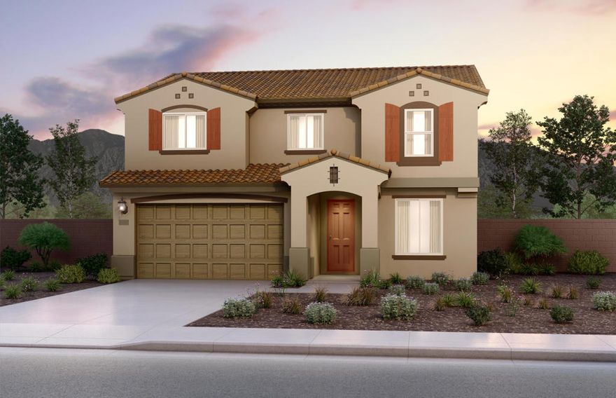 Located at Bellissima by Centex Homes in Coachella. Featuring -Extended flooring-Parks and recreation close by-Unparalleled home warranty-Great size lot-Beautiful homesite elevation