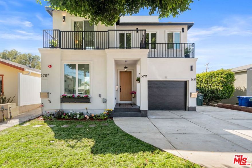 BRAND NEW 2025 CONSTRUCTION MODERN LUXURY IN PRIME CULVER CITYT. This beautifully finished 1-bed, 1-bath back unit is part of a brand-new 2025 triplex, offering high-end design, modern comfort, and a quiet, private setting. Built with quality craftsmanship, it features upscale finishes including Miele appliances, solid white oak kitchen cabinets, and custom designer closets. Enjoy your own private entrance, spacious backyard, and the convenience of in-unit laundry. Located in a great neighborhood within the Culver City School District and close to top restaurants, shops, parks, and entertainment.