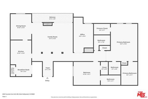 Tiny photo for 8455 Fountain Avenue #409, West Hollywood, CA 90069 (MLS # 25600897)