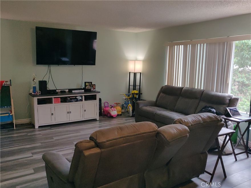 Discover this spacious 2-story, 3-bedroom, 2.5-bathroom condo at 1,505 sqft of comfortable living space. Enjoy a dip in the private pool on a hot summer day. Perfectly situated for an effortless lifestyle, you're just steps away from the 5 and 605 freeways, making commutes a breeze. You'll love being right next to Unsworth Elementary School. Enjoy unparalleled convenience with major shopping and dining, including Stonewood Mall, all under 10 minutes away. For fun and entertainment, the famous Golf n' Stuff is also just a short 10-minute drive. (HOA fees cover water and trash.) This is more than a home; it's a lifestyle!