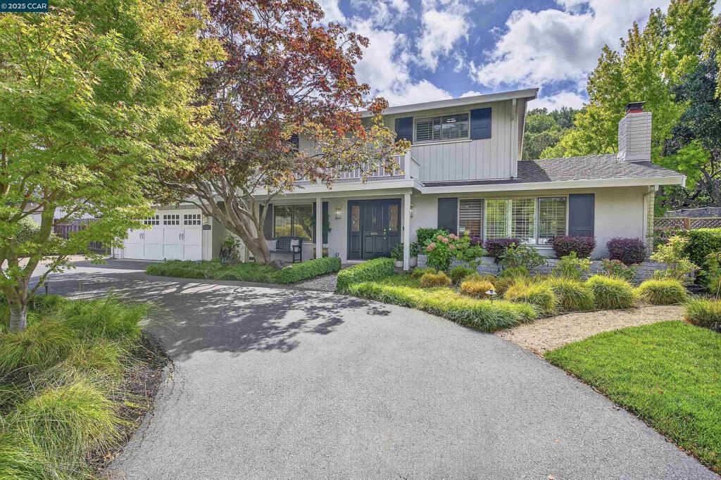 Open Sat 10/11 (1-4pm) and Sun 10/12 (2-4pm). Thoroughly updated with style and quality, and impeccably maintained. Expansive creekside lot offers privacy with nature in abundance. Phenomenal neighborhood that is a short walk to Camino Pablo Elementary and JM Middle Schools - which can simplify your morning commute. A great gathering place for kids and grown ups too, with large updated open kitchen, expansive paver patio and play areas. Master has been expanded into the former 5th bedroom to provide gorgeous updated bath and walk-in closet. Many updates through out. The detached office (not included in square footage) is a great place to work from home. At the end of the work day, enjoy the spa-like remodeled primary bath, with luxury shower, dual sinks, and a stand-alone tub.
