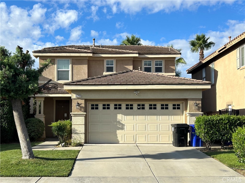 Welcome home in the highly sought-after Sierra Lakes community. Conveniently located near tons of restaurants and shops, easy access to the 210 and 15 freeway for work, and the best golf course in the Inland Empire. This two-story 4 bedroom, 2.5 bathroom home features an open kitchen, upgraded appliances, spacious living room, separate laundry room, two car attached garage. Best of all: NO HOA!