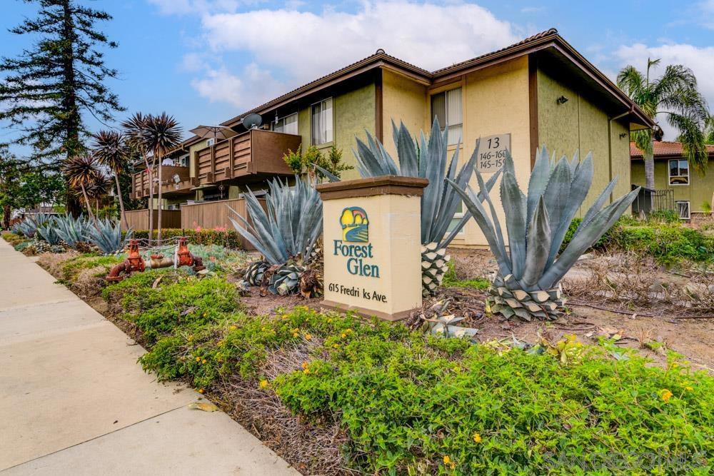Discover refined elegance in the MOST AFFORDABLE 3 BEDROOM CONDOMINIUM IN OCEANSIDE! This stunning condo is nestled in the heart of Oceanside's San Luis Rey neighborhood, located just 2 miles from the beach and minutes from Camp Pendleton and is priced to SELL. The beautifully renovated upper level unit features 3 spacious bedrooms and 2 modern bathrooms, and is updated throughout. The community is also VA APPROVED! Enjoy dedicated parking, plus a community pool, washer/dryer hookups, and more. Step inside to discover a turn-key gem with fresh paint and new flooring that flows seamlessly throughout. The open-concept living area is illuminated by recessed lighting, enhancing the inviting atmosphere. Your stylish kitchen features granite countertops, as well as new fans and fixtures throughout plus stainless steel appliances. Conveniently located in a quiet corner of the lush Forest Glen community, the well-maintained, gated complex has an added benefit... The HOA covers water, trash, and sewer, so you’ll enjoy peace of mind and easy maintenance, all while keeping your monthly costs low. You’ll be challenged to find a renovated 3-bedroom condo at this price in such a well-maintained community. In fact, you won't. This is the lowest price 3 Bedroom listing in Oceanside. Conveniently located just minutes from shopping, dining, and quick access to Highway 76, this home offers everything you need. Don’t miss this exceptional opportunity to own a piece of paradise at a price that just makes sense.