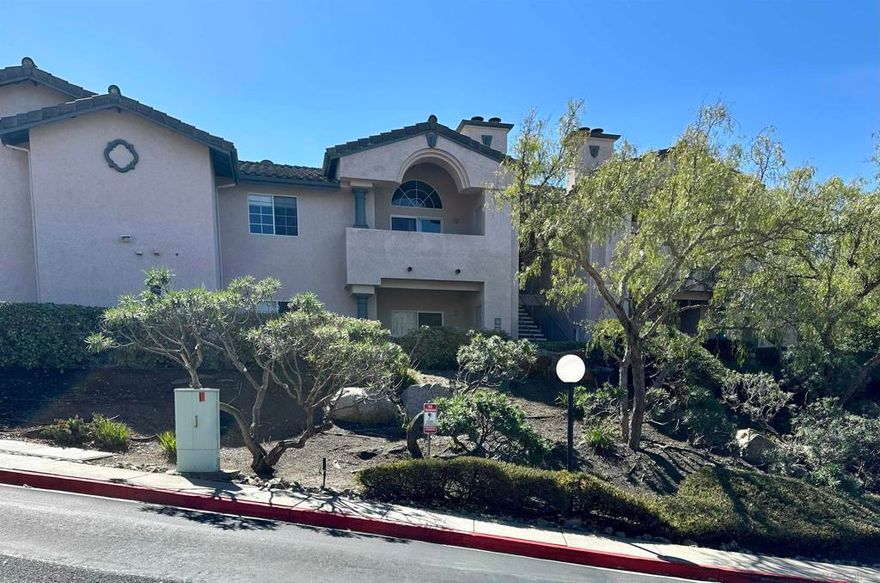 Discover modern living in this beautifully upgraded 1-bedroom, 1-bathroom condo, located on the second floor in the sought-after 4S Ranch community!    Features You'll Love: Luxury vinyl flooring throughout, Beautiful vaulted ceiling in livingroom, Designer paint for a stylish touch, White shaker cabinets & quartz countertops in the kitchen, Spacious balcony with stunning views, Covered Assigned Parking Spot, Central Heat and Air, Quiet Neighborhood   Resort-Style Community Amenities: Pool & spa for relaxation, Fitness center to stay active, Lighted tennis courts for evening matches   Conveniently located near shopping, dining, and top-rated schools, this home offers the perfect blend of comfort and convenience.