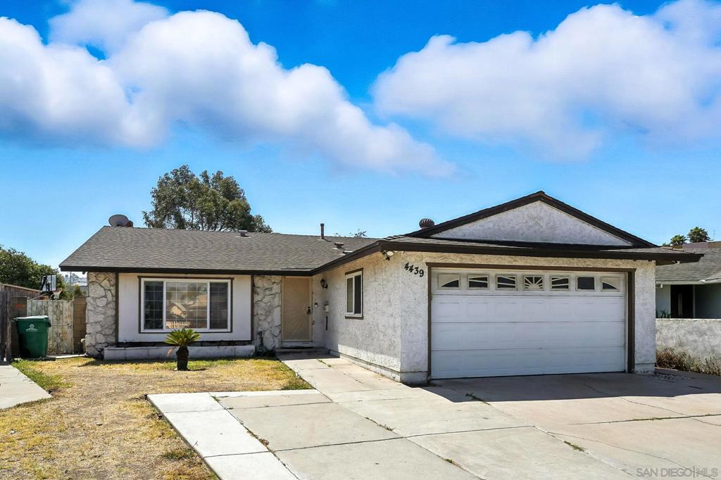 4 bedroom 3 bathroom home with beautiful pool. Home features new paint, flooring, A/C, 2 living rooms, dual pane windows, and an amazing layout. Yard has gated pool and nice turf section. 1 story home. 2 car garage. Solar to help offset your SDG&E bill.
