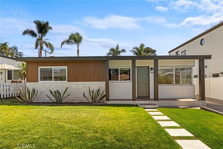 Positioned west of PCH in the heart of Southwest San Clemente, this single-level coastal retreat is just three blocks from the Pacific Ocean and world-class surf at T Street and Trestles. Completed with thoughtful updates inside and out, the home blends charm and comfort while placing you at the center of the laid-back, beachside lifestyle San Clemente is known for.

The property welcomes you with curb appeal and a front porch perfect for morning coffee or sunset evenings. Inside, the open great room creates a seamless flow for entertaining, complemented by a remodeled kitchen with crisp white cabinetry, quartz countertops, and stainless steel appliances. Vaulted, exposed-beam ceilings and timeless design details add character and warmth to the space.

The private primary suite offers a tranquil retreat with a walk-in closet, a generous bath, and direct access to the serene backyard. Two additional bedrooms with ample storage complete the floorplan, making the home ideal for families, weekend getaways, or those dreaming of a permanent coastal residence. Additional updates include a brand-new roof and an energy-efficient tankless water heater that helps reduce utility costs.

Out back, the expansive and beautifully refreshed yard invites effortless indoor-outdoor living. With a large lawn bordered by the detached garage, there’s plenty of space to unwind, entertain, or simply soak up the coastal breeze.

Living here means more than just a beautiful home—it’s access to all that South Orange County has to offer. From vibrant downtown dining and boutique shopping to easy access to Los Angeles and San Diego (just 60 miles each), this home offers the epitome of San Clemente living. With beaches, surf breaks, and trails at your doorstep, this property embodies the effortless lifestyle of Orange County’s best-kept secret.