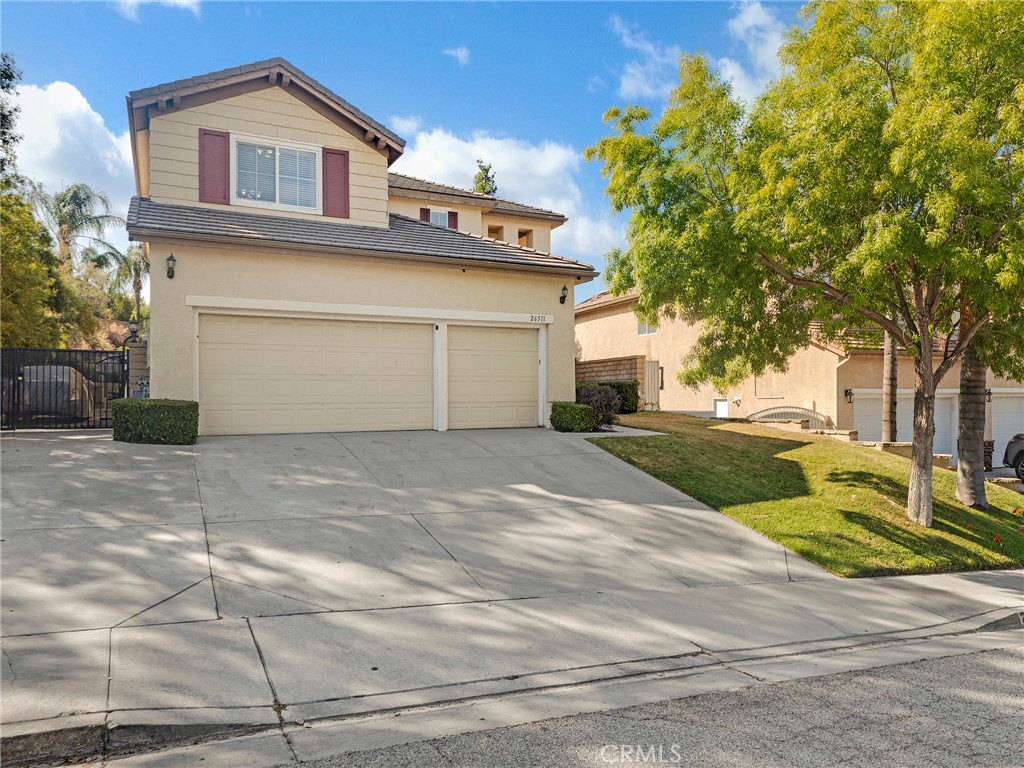 This home features 5 bedrooms, 3 bathrooms , One bedroom with attached bathroom is downstairs for parents or guests who visit. A formal living and dining room with wood flooring & high ceilings greet you the moment you step in the front door. The kitchen is open to the family room and features Corian countertops, Oak cabinets, a large kitchen island, butler's pantry & an eating area for the kitchen table. Upstairs the master suite has a large glass sliding door leading to your private balcony overlooking your incredible and tranquil yard. This home has a large gated side yard perfect to park a boat or other toys! If you love to entertain people, this is the home for you! The backyard is an ENTERTAINER'S DREAM with an extra-large sparkling pool and spa, sunken bar area which serves those seated on the built-in barstools inside the pool, built-in BBQ, fire pit, large grassy area, covered patio.. you name it, this backyard has it! Absolutely stunning! All of this plus you are in the prestigious Fair Oaks Ranch community , low HOA beautiful view of the hills).