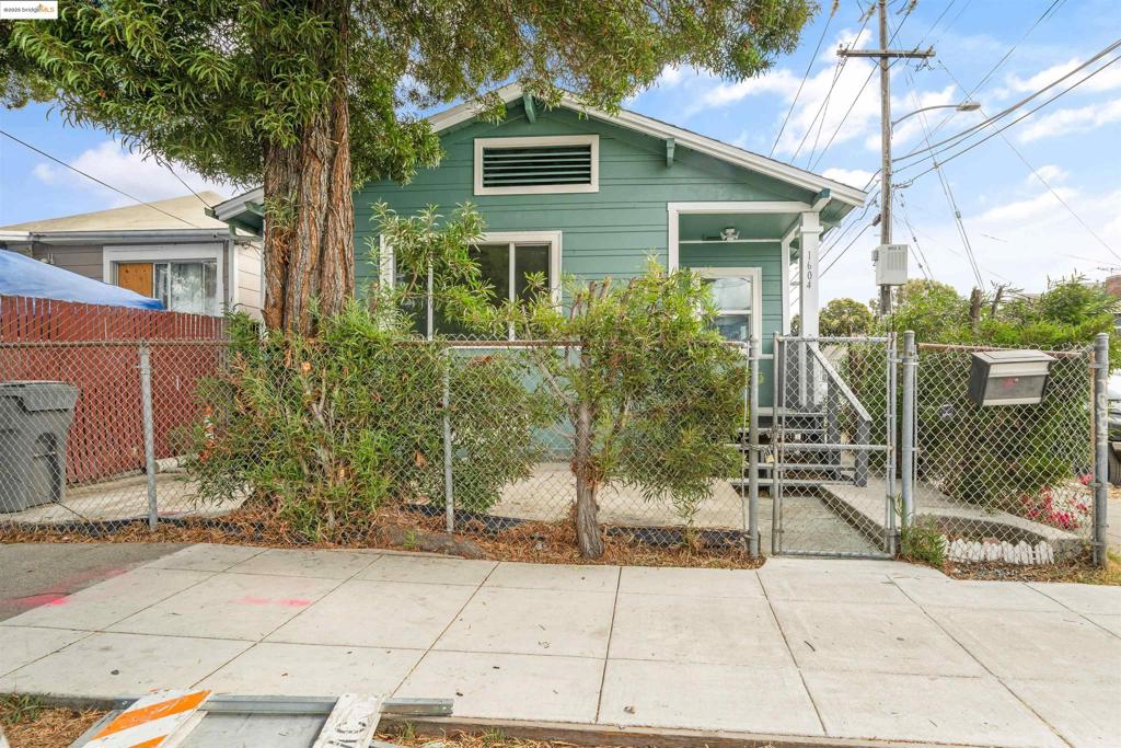 An excellent starter home for a first-time buyer. This 2bd/1ba East Oakland home has been extensively remodeled, upgraded, and updated. New laminate flooring, plumbing, electric with LED lighting, roof, central heating, and much more. The dining area and kitchen flow in an open architecture style. The kitchen comes with a new refrigerator, dishwasher, new cabinets, new stone tops, and a stainless steel sink. The bathroom has been completely remodeled with a full-sized shower and tub. There is a laundry room with washer and a gas dryer. The property has a large gated area for parking up to 3 to 4 cars. This is priced to sell.