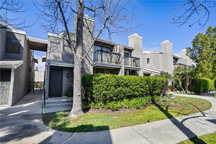 Move-in ready quiet 3 bedroom, 2.5 bath townhome with a private 2-car garage in West Hills! On the first level, you have your spacious living room and dining area with hardwood floors, a half bath, two large patios, and the kitchen with stainless steel appliances, a breakfast nook and direct access to the garage. Upstairs are three bedrooms and two baths, plus the laundry with full-size new washer and dryer. The primary suite is very spacious and has its own balcony. The mid-complex location of the unit makes it ideal as it's removed from Victory Blvd, so it is very quiet and in close proximity to the pool and guest parking! An added bonus is the assigned schools of Welby Way Charter Elementary, George Ellery Charter Academy and El Camino Real Charter High School all have high ratings and the proximity to Calabasas!