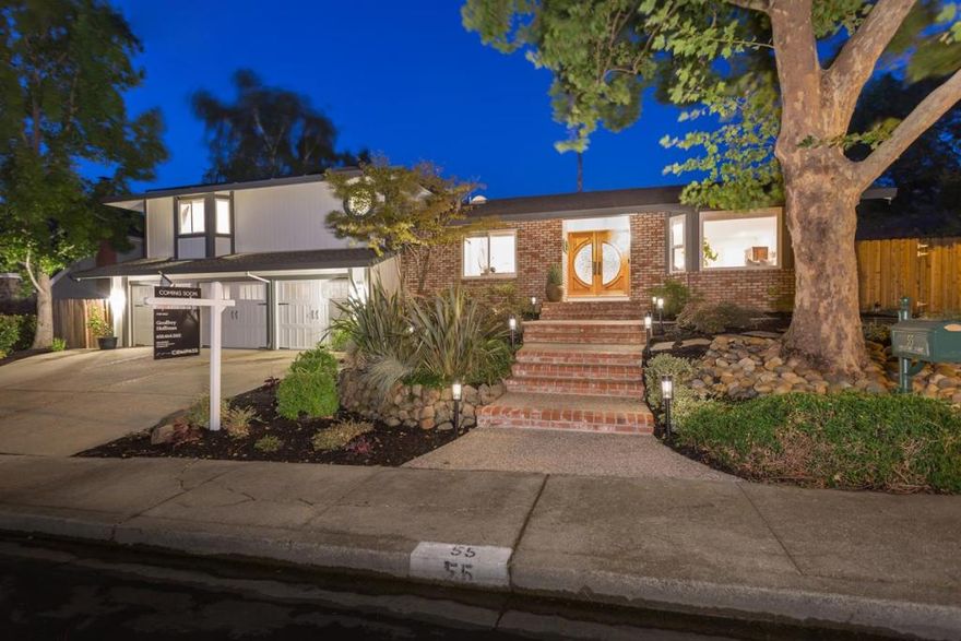 Wonderful 5 bedroom/3 bathroom Sycamore home on a cul-de-sac, backs to open space and has views of majestic Mount Diablo.  Options abound in this split level rancher with space to entertain and relax.  Landscaped back yard with endless possibilities.