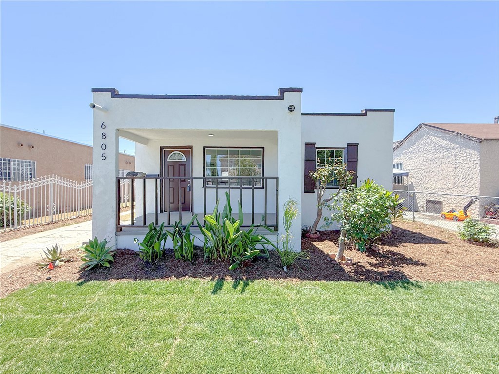 STUNNING FULLY REMODELED 2 BEDROOM, 2 FULL BATHROOM WITH A 2 CAR DETACHED GARAGE SINGLE FAMILY RESIDENCE! This property is FULLY REMOLDED WITH NEW ELECTRICAL, NEW PLUMBING AND A NEW ROOF! This house is extremely spacious and beautifully laid out! The total amount of square footage of this property is approximately 954 square feet on a large 5,557 square foot lot! As you approach the property you will notice the BRAND NEW SOD AND IRRIGATION SYSTEM ALONG WITH A BEAUTIFUL CONCRETE DRIVEWAY where you can park multiple vehicles! As you enter the house you will notice the gorgeous BRAND NEW laminate wood flooring throughout the entire property along BRAND NEW tile and vanities in the bathroom. Next you are immediately drawn to the FULLY REMODELED KITCHEN which features beautiful BRAND NEW soft close shaker cabinets and quartz countertops. Continuing to make your way through the home, you’ll discover each bedroom is very generous in size and offer an ample amount of closet space. The front yard has NEW SOD and is extremely spacious! This home is conveniently located near schools, shopping, parks and freeways, this one is definitely a MUST SEE! Priced to sell, it’s going to go quickly so schedule a tour today!