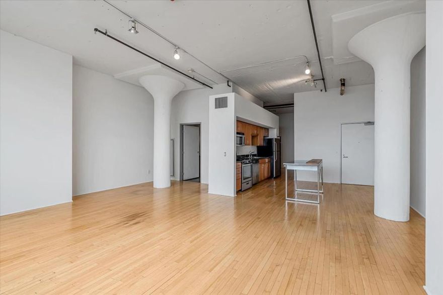 Welcome to Little Tokyo Lofts, an Art Deco loft masterpiece with soaring 20-foot ceilings and original casement windows that flood the space with natural light.  Gleaming hardwood floors welcome you and guide you through the open-concept layout. The kitchen is a chef's dream, boasting sleek appliances. Convenience is key in this lovely abode, with laundry facilities for keeping your clothes clean and fresh.  But the allure of Little Tokyo Lofts extends beyond the walls of your private sanctuary. The building offers amenities that cater to your every desire. Take a dip in the heated Olympic-sized pool, unwind in the inviting whirlpool spa, or let your furry friend stretch their legs in the on-site dog walk. And with a gated and guarded entrance, you can rest easy knowing that your safety and security are a top priority.  Location is everything, and this gem is perfectly situated just two blocks from Little Tokyo, allowing you to immerse yourself in the vibrant culture and culinary delights. Explore the nearby Arts District or venture into the bustling DTLA Financial District. Experience world-class art at The Grand, indulge your senses at the Broad, or immerse yourself in captivating performances at the Ahmanson Theatre.