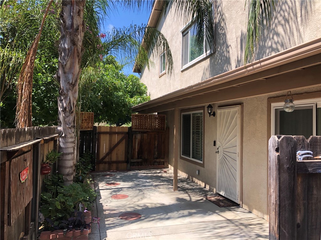 2 Bedrooms / 1.5 Bath, Two Story Condo in the Murrieta Villas Condo Association. Interior remodel features; Newer painted interior. Open floorplan with Living / Dining Area Great room with Wet Bar ~ Upgraded Wood Laminate Flooring ~ Plantation Shutters. Galley Kitchen with lots of Counter / Cabinet Space ~ New Electric Stove/Oven ~ Built-In Microwave ~ Refrigerator ~ Washer/Dryer ~ New Laminate Countertops & Sink with Disposal. Downstairs 1/2 Bath Powder Room. Upstairs Features; Large Primary Bedroom Bedroom includes a large Walk-in Closet ~ Lighted Ceiling Fan ~ Window Blinds. Spacious Guest Bedroom with Wardrobe Closet ~ Window Blinds ~ Lighted Ceiling Fan. Upstairs Hallway Bath with Tiled Floors ~ Shower in Tub ~ Single Sink Vanity. Downstairs patio with Privacy fence and gated entry. One car space SHARED garage with storage cabinets and additional exterior storage closet. Close to schools, parks, shopping, restaurants, wine country, freeway access. Rent includes Water, Trash & Common Grounds Maintenance.