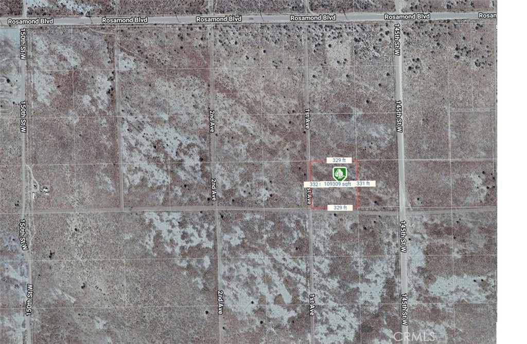 Spacious 2.5-Acre Lot in Rosamond, Kern County – Endless Possibilities!
Unlock the potential of this expansive 108,900 sq ft (approx. 2.5 acres) parcel of vacant land located in the growing community of Rosamond. Nestled in the heart of Kern County, this flat and open lot offers a prime opportunity for your dream home, ranch or investment project.