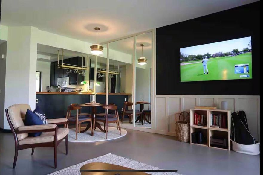 A golfer's retreat with your own private clubhouse!  This 2 bedroom, 2 full bath condo accommodates 4 golfers or tennis players with 2 separate beds in master and 2 double bunk beds in the guest bedroom.  Plenty of closet space  Walk to Clubhouse (Restaurant), Tennis & Pickleball, Fitness Center, Spa, Bocce Ball and hotel, right out your back door!   Beautiful views of the West Mountains.  Moody, bar vibe was what the owner was going for, to entertain his golf  buddies for outings!The Land Lease has been extended to 2069, a $20,000 savings!  Monthly ground rent is $201.82 per month.HOA dues include: 2 DVR or HD cable boxes and service, high-speed internet, grounds maintained to your door by HOA maintenance crews, outside pest control when requested, and outside water. Gated community with 24-hour guarded gate access and regular patrols for added safety and security, health and fitness center membership, tennis, bocce ball, and pickleball courts. Discounts and preferred tee-times for owners at the Desert Princess 27-hole PGA Championship golf course, no initiation fees, rated among the best in the valley by Golf Digest