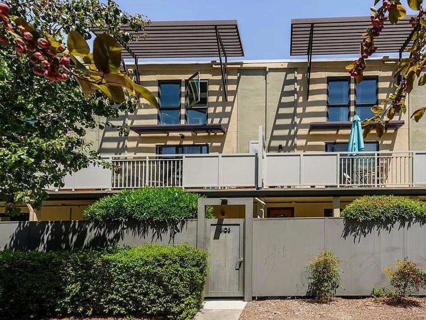 Enjoy comfortable living in this beautifully remodeled ground-level unit featuring 2 bedrooms, 2 bathrooms, and a spacious private patio. The bright living room opens directly to the patio, perfect for indoor/outdoor entertaining. The dining area flows into the updated kitchen, creating a functional and inviting layout. The primary suite overlooks the patio, while the second bedroom also offers direct patio access. In-unit washer and dryer included. Comes with 2 assigned parking spaces. Located just minutes from schools, parks, and recreation areas, with easy access to major commute routes to Silicon Valley, downtown San Francisco, and SFO airport. No pets, no smoking. Water and garbage included in rent.