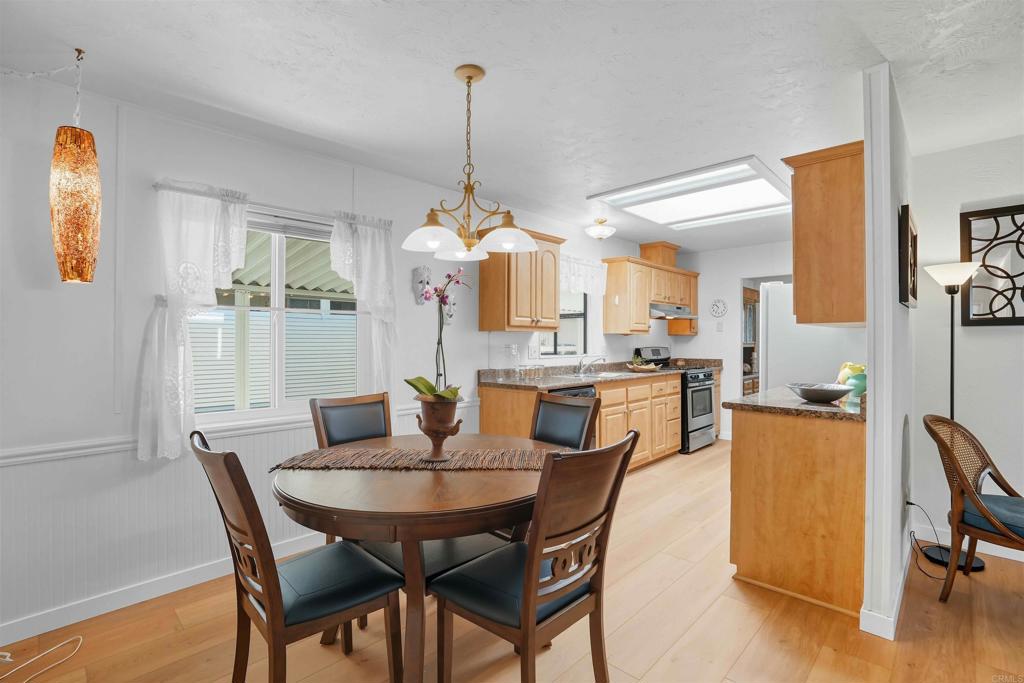 Beautiful Home in desirable 55+ gated Rancho Carlsbad Community. Enjoy the comfort, convenience, and charm of this recently updated home. New Luxury Vinyl Plank flooring just installed throughout! Baths and Laundry room has complimentary tile flooring. This move-in ready residence offers a serene lifestyle just minutes from the beach, shopping, and golf. Available partially furnished if desired. (one person must be over 55 years of age, the second person must be over 45 years of age). Features You’ll Love: Modern Kitchen with ample cabinet space. Spacious Layout (see floor plan on photo attachment) with natural light and an open, easy-to-navigate floor plan. Two Full Bathrooms, both thoughtfully updated with stylish fixtures. Full-Size Washer & Dryer included and conveniently located inside the home Large Open Living Room and dining area with built in china cabinetry. Outdoor Highlights: Low Maintenance Yards. Large side patio space for morning coffee or evening relaxation Community Amenities: 24-hour gated security. Clubhouse, pool, spa, walking trails, and fitness center. Active social calendar and friendly neighbors. Close to Carlsbad Village, medical offices, restaurants, and I-5 access. Come see why so many love calling Rancho Carlsbad home. This is the perfect place to relax, connect, and enjoy the best of coastal North County living.