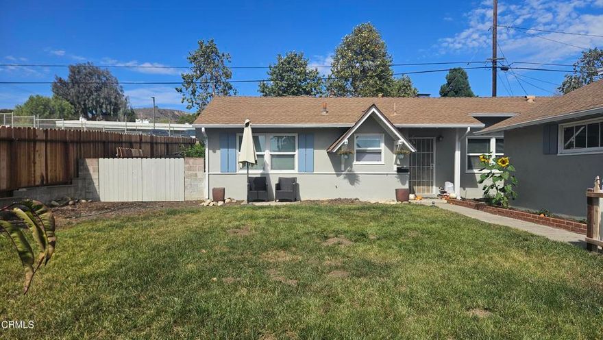 Charming 3 bedroom, 1 and 1/2 bath located in a great corner lot location. Easy access  to schools, restaurants and shopping that are all close by.Home has been updated in the last few years, with wood like flooring in the living area, some of the rooms recently repainted inside in the last year. Along with exterior paint and newer garage door. New privacy fence recently installed and in the process of being painted.Living room has an open feel and leads out to a patio and back yard, with plenty of room to create your own oasis. Possible RV parking.The galley kitchen was redone in the last year and leads into laundry area and 1/2 bath located off the kitchen. Other features include upgraded windows, drive way repaved, water heater and heating units only a few years old.Well maintained home and move in ready. buyer to cooperate with successful close of sellers replacement property, identified.