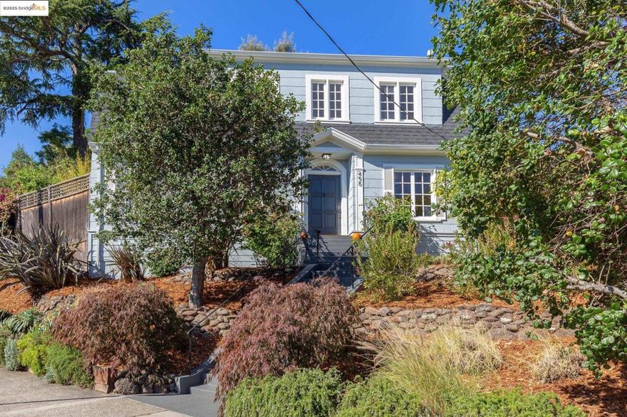 Welcome to 495 Jean Street – a Dutch Colonial where original details meet modern upgrades. Built in 1917 and extensively remodeled in 2013 with a new roof, foundation, electrical, heating, and plumbing systems. The main level offers a large living room that opens to a sunroom and private backyard. Imagine curling up with a book while enjoying peaceful surroundings in the sunroom, or gathering with friends and family in the generous downstairs spaces. Two sets of French doors connect the kitchen, sunroom, and yard, creating a seamless indoor/outdoor flow for entertaining. Upstairs features three bedrooms plus a versatile office. The rear bedroom offers direct access to the upper backyard retreat with a Japanese soaking tub, while the primary bedroom—with an adjoining sunroom—showcases views of the Oakland Hills. A freestanding laundry shed provides additional flexible space. The thoughtfully designed backyard takes full advantage of the lot, with private patios, lounging areas, a pond, and lush gardens. The location is unmatched—walk to Morcom Rose Garden, the Saturday Grand Lake Farmers Market, Lake Merritt, the Grand Lake Theater, and popular cafés and shops. Easy freeway access makes commuting to San Francisco a breeze.