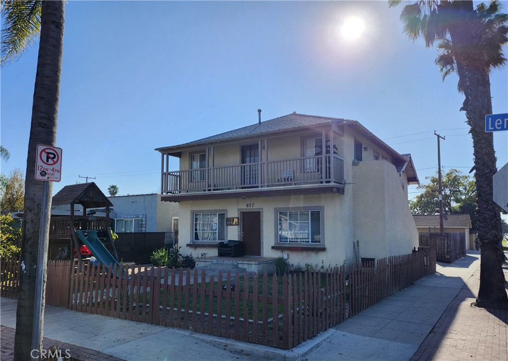 Great Duplex located in the Historic area of Anaheim! This tenant-occupied duplex is perfect for an investor looking for some positive cash flow! The main unit, located downstairs, features 3 bedrooms and 2 full bathrooms with granite countertops and newer cabinets. There is a large living area on the main floor, as well as a secondary family room on the second level, along with the third bedroom. This property is ideal for multigenerational living, and it even features an attached garage to the main unit. The upstairs unit features 1 bedroom and 1 bathroom. Remodeled not long ago with a new roof, wood floors and fully updated bathroom and kitchen. Both units have wood floors throughout, updated kitchens with granite counter tops, and newer cabinets. This home also has newer light fixtures, newer windows, and a well manicured front yard. There is also plenty of parking in the back of the property, surrounded by a fence. This would be a perfect opportunity to live in one unit and rent the other one out, or it would continue to be an ideal investment property to rent out both units! This duplex is ideally located near shopping, schools and some of the best entertainment and attractions Orange County has to offer!