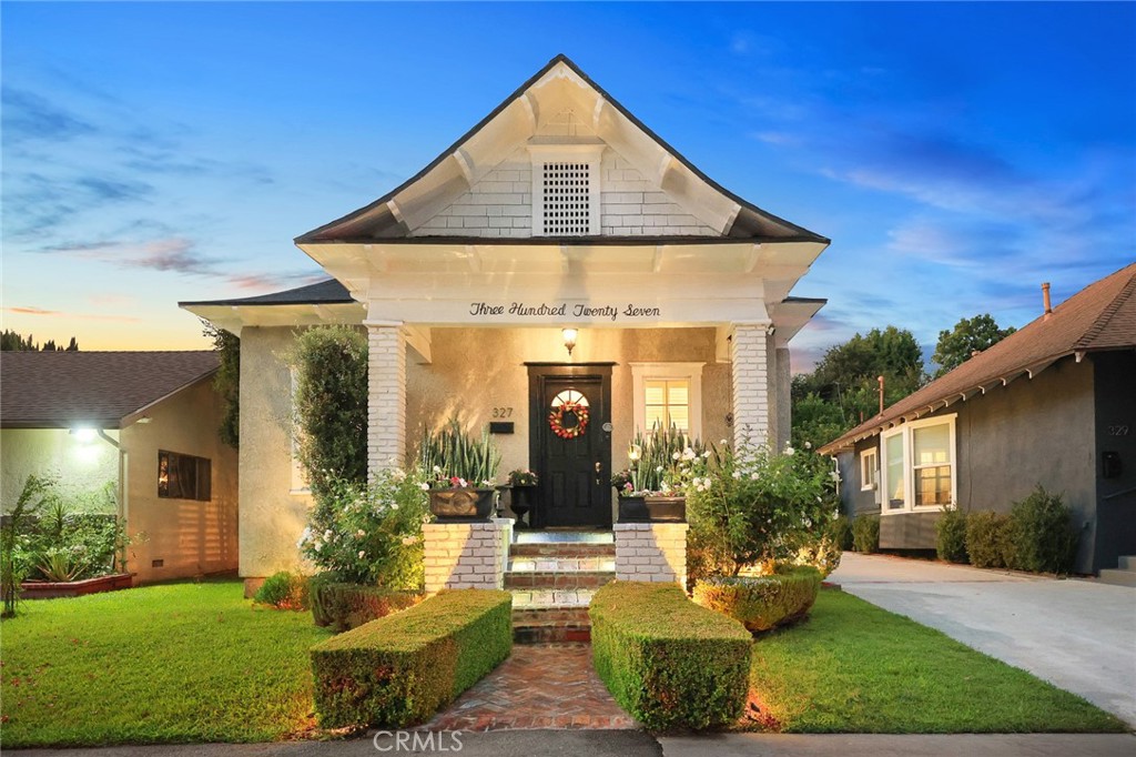 FALL IN LOVE WITH THIS STUNNING 1904 CALIFORNIA BUNGALOW IN THE VERY HEART OF OLD TOWN MONROVIA—WHERE HISTORIC CHARM MEETS SLEEK MODERN LIVING! OFFERING 3 SPACIOUS BEDROOMS, 2.5 BEAUTIFULLY REMODELED BATHS, AND 1,420 SQ. FT. OF LIGHT-FILLED ELEGANCE. THIS TURN-KEY HOME HAS BEEN UPGRADED TOP-TO-BOTTOM WITH THOUGHTFUL DETAILS, INCLUDING A TANKLESS WATER HEATER, UPGRADED 240V PANEL WITH EV CHARGER, CAT 5 WIRING WITH USB OUTLETS THROUGHOUT, DESIGNER LIGHTING WITH DIMMERS, BRAND NEW DUAL-PANE VINYL WINDOWS, NEW FLAT ROOF AT THE REAR, AND A STATE-OF-THE-ART MINI-SPLIT A/C AND HEATING SYSTEM THAT KEEPS YOU COOL AS A CUCUMBER IN THE SUMMER AND TOASTY WARM IN THE WINTER. STEP INSIDE TO A CLASSIC OPEN FLOOR PLAN FRAMED BY TIMELESS BUNGALOW ARCHITECTURE, THEN STEP OUT BACK TO YOUR VERY OWN ENTERTAINER’S PARADISE—A LUSHLY LANDSCAPED YARD WITH ARTIFICIAL TURF, CUSTOM SHADED PERGOLA, MALIBU LIGHTING, A PRIVATE VINYL FENCE, MINI GOLF PUTTING GREEN, AND AN INDULGENT 240V MASTER SPAS TWILIGHT SERIES HOT TUB THAT’S PERFECT FOR RELAXING NIGHTS UNDER THE STARS. ALL THIS, JUST STEPS FROM MONROVIA’S VIBRANT OLD TOWN SCENE—CAFÉS, RESTAURANTS, SHOPS, THEATERS, PARKS, GYMS, AND THE BELOVED MONROE LIBRARY—PLUS EASY FREEWAY AND GOLD LINE ACCESS FOR EFFORTLESS COMMUTING. THIS IS MORE THAN A HOME—IT’S A LIFESTYLE, AND IT’S WAITING FOR YOU.