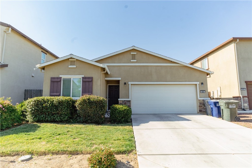 Single-story home located in one of Merced’s most desirable neighborhoods! This 4-bedroom, 2-bath residence offers an open-concept layout. The expansive family room flows seamlessly into a modern kitchen featuring granite countertops, a center island with breakfast bar, and sleek stainless steel appliances—including a gas stove, microwave, dishwasher, and double sinks. The primary suite offers a generous layout with a split floor plan and a well-appointed ensuite bathroom with dual sinks, a tub/shower combo and a walk-in closet. The additional bedrooms are all nicely sized with double closet doors. Enjoy energy-efficient features like dual-pane windows, a tankless water heater, and solar panels—plus the convenience of indoor laundry and a finished 2-car garage. Step outside to a spacious, low-maintenance backyard. Located just minutes from parks, schools, and shopping, this home truly has it all—comfort, style, and location!