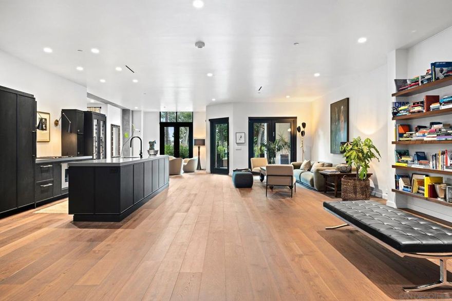 Rarely available, private townhouse at Park Laurel with direct frontage on Balboa Park. Exquisitely renovated from a complete gut rebuild in 2023/2024. Hardwood floors throughout, high end Gaggenau appliances, Visual Comfort sconces and light fixtures, state of the art pneumatic elevator, soundproofing, extra levels of Quiet Rock drywall, direct frontage on Balboa Park with private gate, private gated oversized garage, two very large storage units integrated into basement garage, custom Rutt solid wood cabinets, all Rocky Mtn bronze hardware, custom solid walnut bookshelves, motorized privacy shades, ADA compliant walk/roll in shower in main bath completely clad in Calcutta marble, double Gaggenau full height wine storage units, modern custom linear ceiling vents.  Park Laurel is located at the entrance to the world-renowned Balboa Park and many amazing restaurants are located just steps away.  Park Laurel offers many amenities for the residents to enjoy including 24/7 staffed lobby, on-site property manager, fitness center, pool & Jacuzzi, meeting area, conference room and BBQ area.  Building is pet friendly and there is a dog park just a short walk away.