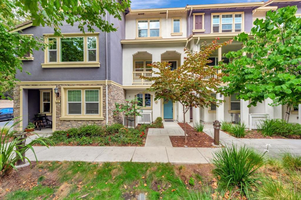 Welcome to this charming and thoughtfully designed townhome nestled in one of Sunnyvales most sought-after neighborhoods! Built in 2017 by the reputable builder, D.R. Horton, this open-layout home features high ceilings, recessed lighting and dual pane windows. The open concept living and dining area is ideal for everyday living and entertaining. Upstairs, you will find 2 en-suite bedrooms offering privacy and comfort, complemented by a spacious walk-in closet. The laundry room in hallway enhance convenience and everyday ease. Enjoy this convenient location, minutes to downtown Sunnyvale, Caltrain stations, tech companies and their shuttle stops, shopping, groceries, dining and parks. Easy access to Central Expwy, Lawrence Expwy, Hwy 101 & 237/85.