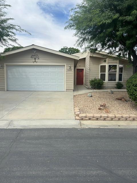 This home is in a 55+ senior active community with golf, 3 pools, indoor shuffle board, bocce ball, pickleball and many clubs and activities to keep you busy. You own the land with your home which has a 2 car attached garage. There is an office which could also be used as a 3rd bedroom! The home is move in ready and partially furnished. Low HOA dues of $400 per month which includes golf, cable TV, internet, trash pickup and 24hr security, the community is gated! The home faces west with a Mountain View! Buyer to verify the square footage!