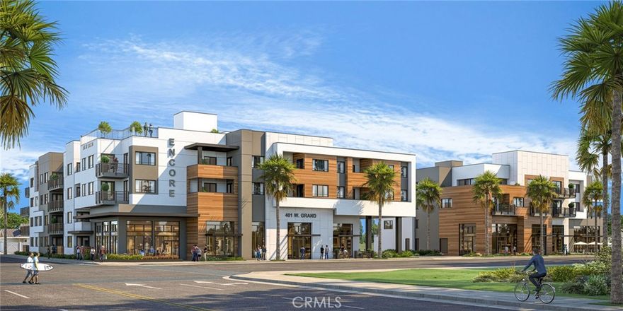 Currently under construction. Welcome to Encore — Grover Beach’s premier new coastal development, just a few blocks from the ocean. Experience modern coastal living in Unit 307, a stunning corner residence featuring an open-concept design that connects the living, dining, and kitchen areas. The gourmet kitchen includes white cabinetry, quartz countertops, and generous storage. The primary suite offers a serene retreat with a spa-inspired bathroom showcasing a zero-entry shower, full-slab quartz surround, and frameless glass enclosure. The secondary bedroom is thoughtfully positioned adjacent to the secondary bathroom for added convenience. The home also features a private balcony, perfect for enjoying ocean views and breezes and views of the dunes and hills. Enjoy thoughtful details throughout, including under-cabinet lighting, three energy-efficient split units for heating and cooling, ceiling fan hookups, and TV-ready outlets.



Encore’s amenities include a rooftop deck with panoramic ocean views, gas firepits, outdoor kitchen and BBQ area, a state-of-the-art gym, a social lounge, a stylish lobby, elevator, assigned parking, and a private storage closet.  Live the coastal lifestyle — walk to the beach, restaurants, and everything Grover Beach’s vibrant West End has to offer.



ASK ABOUT OUR BUYER INCENTIVES!