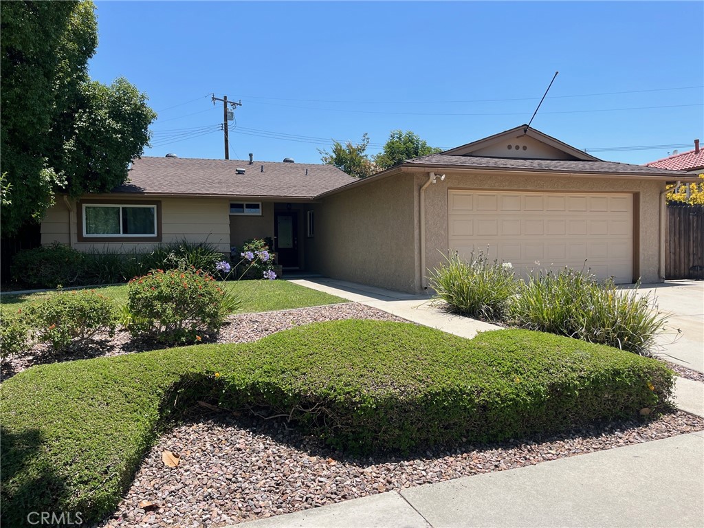 Nicely upgraded single story home. Great curb appeal and large, impeccably maintained backyard. 3 bedrooms, 1 full guest bath and one primary en-suite bathroom with walk-in shower. Upgraded kitchen, counters and appliances. Ceramic tile and fresh paint. Central AC and Heat. Close to shopping and freeways. Owner prefers a MTM or 6-month lease, but willing to consider longer term for well qualified applicant. No pets allowed.