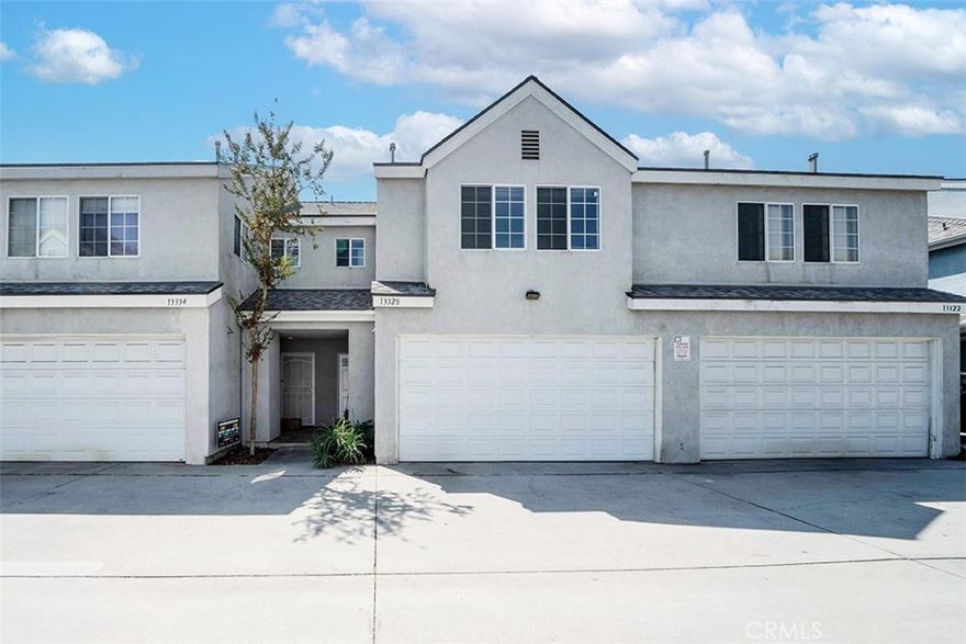 This Two-Story Townhouse offers exceptional space with 2 bedrooms and 2.5 bathrooms. It features two master suites and a laundry room upstairs, a remoleded kitchen, and an attached two-car garage with ample storage space. Garage includes a conveniently installed EV charging outlet. The ground floor opens to a private patio, perfect for relaxing or entertaining. An awning has been installed over the outdoor patio. Enjoy a well-maintained community with a new roof last year, Low HOA that covers Home Insurance, Water, Trash, and Sewer, plus easy access to Best-wining schools, parks, freeway trails, shopping, and dining.