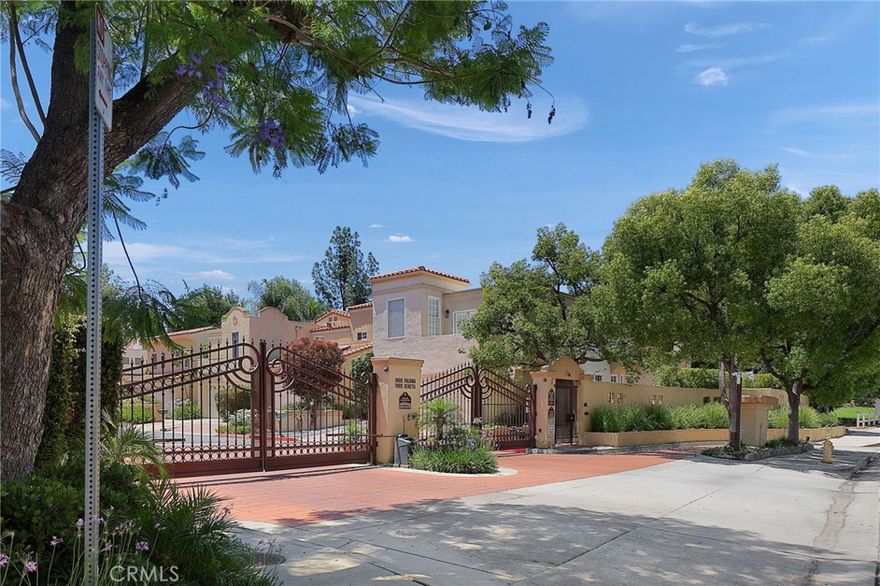 Gated in Calabasas!!! Ready for move in before the Holidays! This exclusive Tiffany model in Creek side in a gated community. New carpet upstairs just put in,light beige.  

 Done with the finest of taste, shows  like a model home! Grand entry, Luxury Vinyl wood like floors throughout. High ceilings,recessed lighting throughout. 3 bedrooms and bonus room up stairs, plus  a downstairs  office with its own entrance.! There is a formal dining room , den area ,and impressive living room with Fire and Ice glass fireplace. Newer sliders lead out to the lovely garden with patio,barbecue center ,and state of the art Dimension One Spa and fountains,also makes this a tranquil garden. Upstairs has high ceilings. There is an elegant large Primary suite, with two custom large closets. Primary bath is custom built  with marble slabs counters with spa type tub,and steam shower. Upstairs also has a a large bonus room , that can be a great room,office, or kids playroom. There are two other bedrooms adjacent to a redone bathroom.  All bedrooms are done with designer window treatments. Includes washer dryer. Also included is two car garage.. Included is a laundry room in the home. Close to the Calabasas Lake and the Commons shopping area,  restaurants, great location, and great schools!!!!