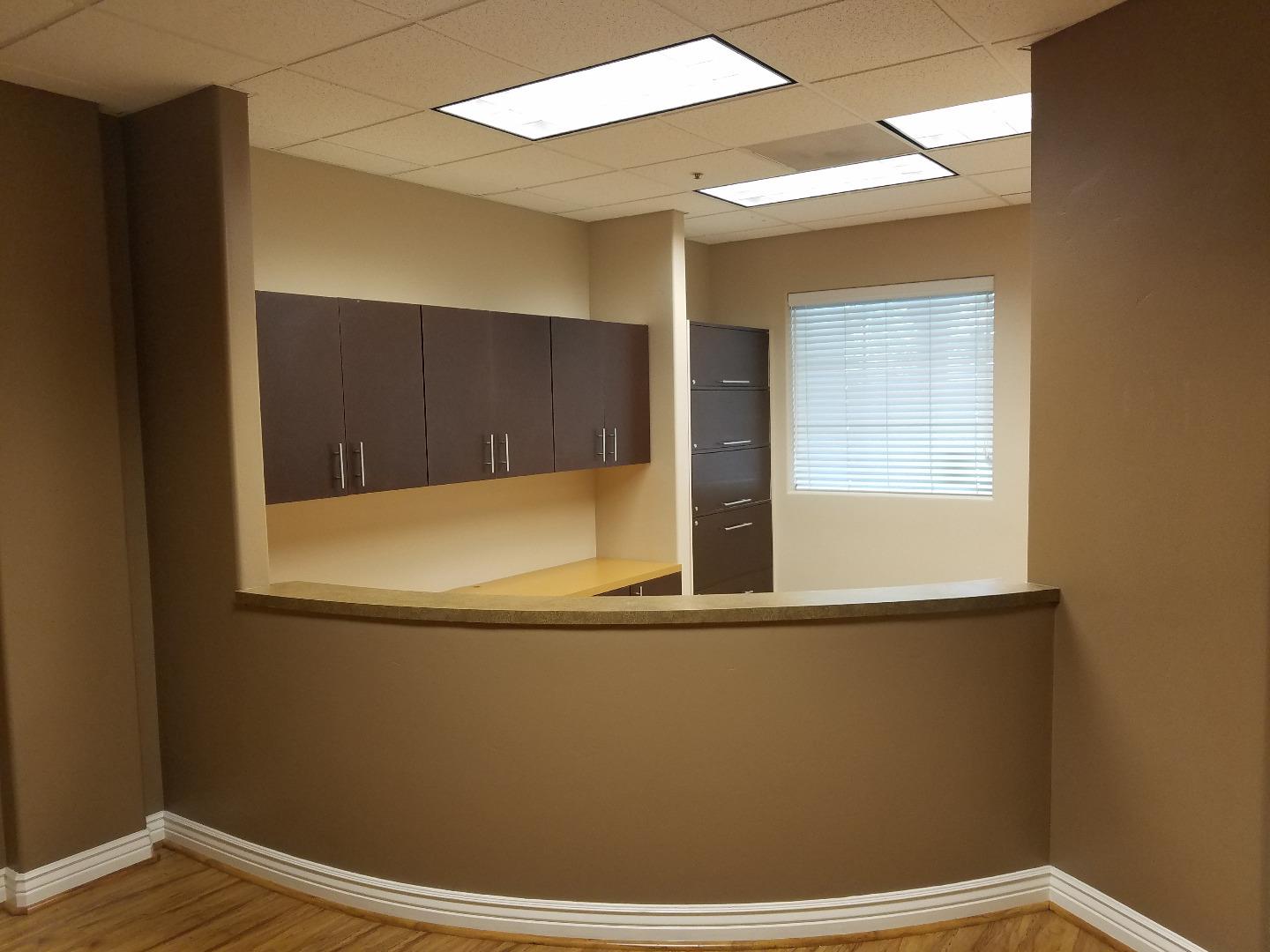 Impeccable location and impressive building with high end finishes! Have your first floor medical or professional office in the best known office building in Morgan Hill. The location is right off 101 and Cochrane Rd. and borders shopping and restaurants. This suite is ready for medical or professional office use. It features a reception area, 3 private rooms, a larger office/conference room, a large open flex space, a private bathroom, and a break room with washer and dryer hookups. This suite also has access to a large patio not included in the square footage. Janitorial services included. Great mix of tenants: Chicago Title, U.S. Bank, Planet Home Lending, Agape Spa, ADMI, Psynergy, Mammography Specialists, dental, EAH Housing, and a software solutions company. Tenant pays for NNN expenses which are about $1,166/month. (NNN details are available, as needed. Property expenses were not provided here.)