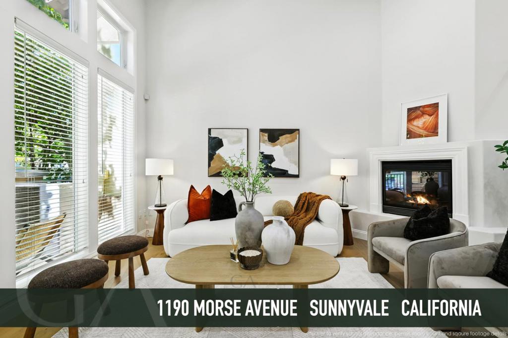 Updated Verona townhome at 1190 Morse Ave, Sunnyvale with 3 bedrooms, 2.5 bathrooms, and approximately 1,650 sq. ft. of open and functional living space. The interior features high ceilings, abundant natural light, and a recently upgraded custom stair railing that enhances the homes modern design. Additional owner improvements provide a well-maintained, move-in-ready residence. Enjoy the privacy of a thoughtfully designed townhome community while still being minutes from everything Sunnyvale has to offer. The home includes a spacious primary suite with generous closet space, an attached two-car garage for convenience, and a private outdoor patio perfect for entertaining or relaxing. The property offers excellent commuter access with nearby Hwy 101, Hwy 237, and VTA, and is minutes from major employers including Google, Apple, Amazon, and LinkedIn. Conveniently close to parks, shopping, dining, and vibrant downtown Sunnyvale this home combines comfort, style, and an unbeatable location.