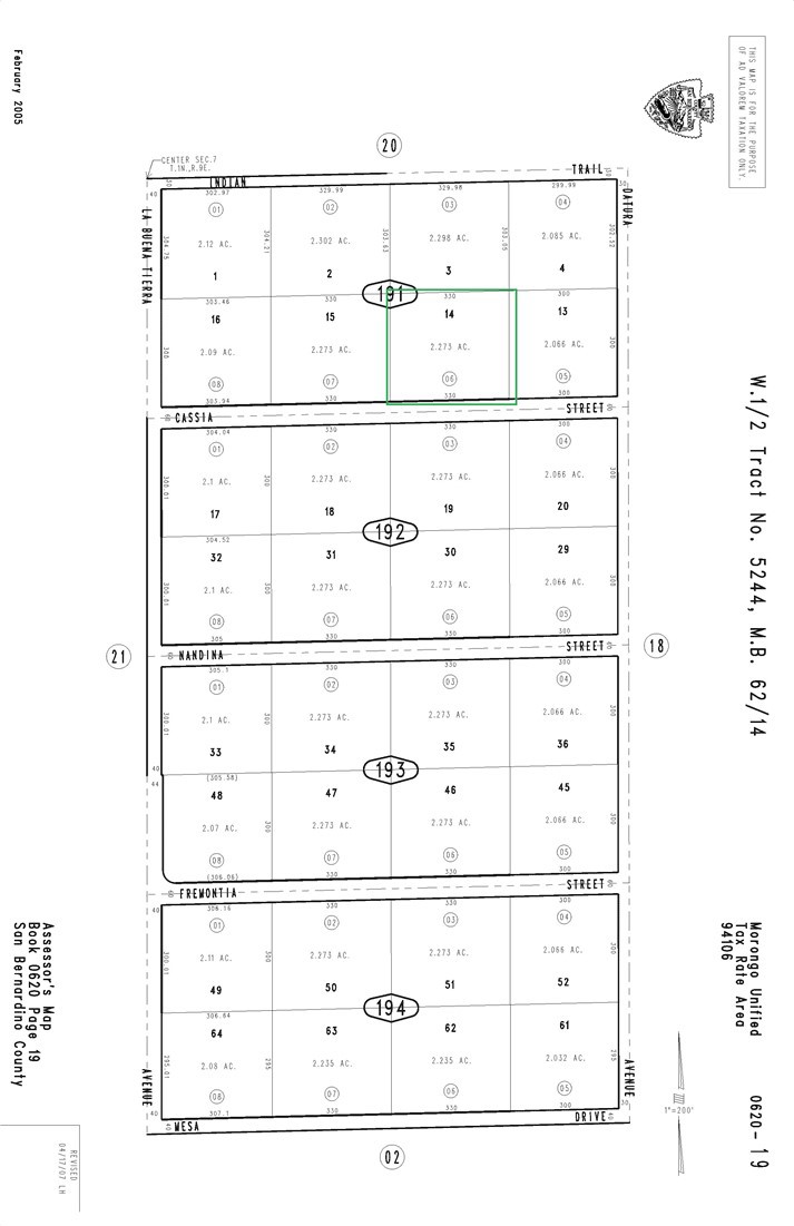 Located in North 29Palms just south of Indian Cove rd. This flat 2.27AC is ready for your dream home. Parcel is appox 1.5 miles from intersection of Adobe Rd & Indian Trail. Pwr is a few hundred feet away. Zoning for lot is RL-5. This site could be ideal for OTC (One-time-close) loan allowing one buy and build or install a MFG in a single transaction.