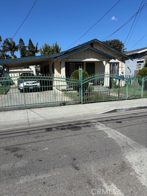 According to tax records, it was originally a 2-bed, 1-bath, but it's 3-bed, 1-bath, garage has been converted in studio, but it does not have permit, currently is tenat ocupied. seller is working on eviction,Sold "As Is" in present condition with no credit or repairs. Looking for CASH offers only.