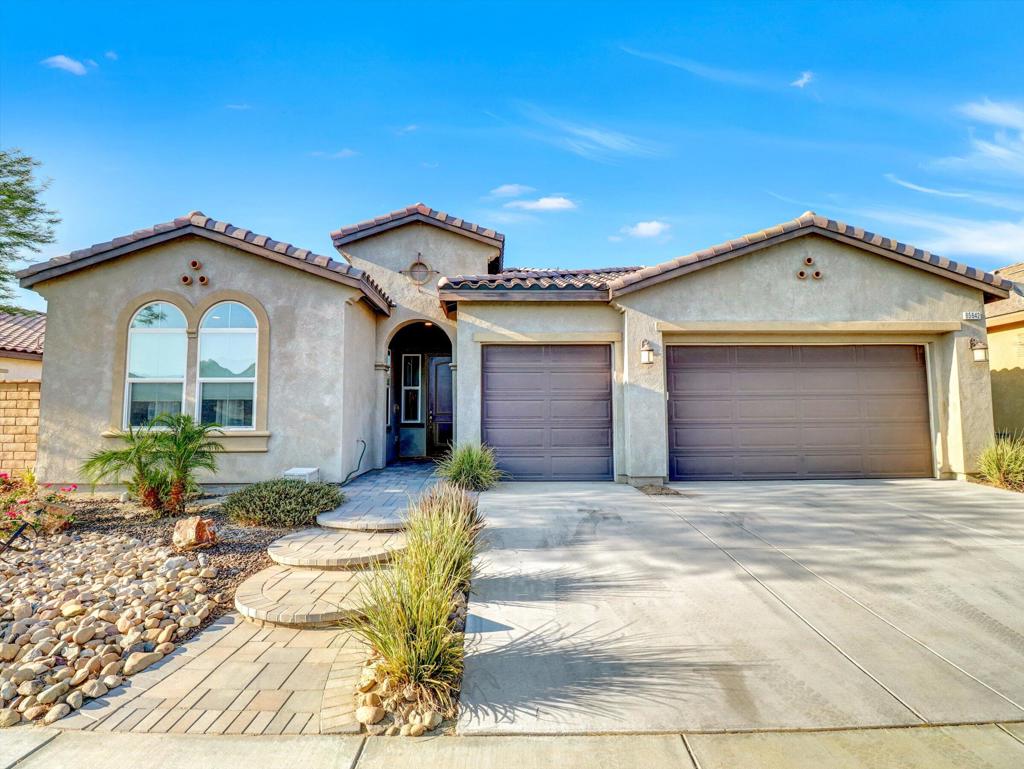 Welcome to 85642 Molvena Drive - an immaculate and spacious single-story home located in the desirable community of Four Seasons at Terra Lago in North Indio Ca. This well-maintained property offers a comfortable and open layout featuring 3 bedrooms (with den), 2 bathrooms, and over 2,400 square feet of living space. Enjoy a bright and airy great room with high ceilings, a modern kitchen with granite countertops, stainless steel appliances, and a center island perfect for entertaining. The primary suite is a private retreat with a walk-in closet and ensuite bath with dual vanities. Step outside to a beautifully landscaped backyard with a covered patio--ideal for relaxing or entertaining. Located in a gated community with low HOA fees, you'll enjoy access to walking paths, lakes, golf courses, and close proximity to schools, dining, shopping, and the I-10 freeway. Whether you're looking for a primary residence, vacation home, or investment property, this home checks all the boxes! Furnishings available outside of escrow. Call today @ 760-574-2299 for a private showing