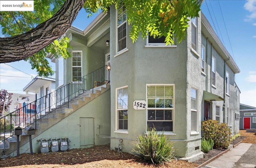 Exceptional 4-unit property in the heart of Berkeley— an owner/occupier dream or great for an investor. Live in one, rents the others, build wealth, and enjoy all Berkeley has to offer! Two units are leased and income-generating from day one, two units delivered vacant at COE. The triplex includes three well-maintained units: a sunlit 3BD/2BA upper residence with soaring ceilings and formal dining room, plus two lower-level units (3BD/1BA and 2BD/1BA). A lush, shared backyard features a BBQ area, raised garden beds, and vibrant flowers—perfect for relaxation and community. At the rear of the property sits a newly upgraded (like new!), fully permitted 1BD/1BA ADU with a private patio, ideal as an owner’s unit or premium fourth rental. Whether you’re an investor seeking strong cash flow or a buyer looking to live on-site while generating income, this turnkey compound delivers rare versatility. Located near shops, transit, and parks, it combines location, lifestyle, and long-term value. Don’t miss your chance to own this Berkeley gem.